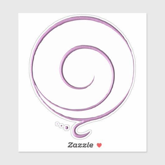 Pink Gratitude  Aufkleber (Blatt)