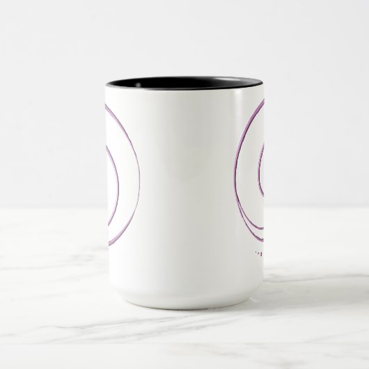 Pink Gratitude  Tasse (Zentrum)