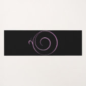 Pink Gratitude  Yogamatte (Rückseite (Horizontal))