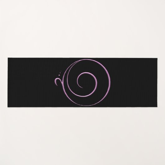 Pink Gratitude  Yogamatte (Vorderseite (Horizontal))