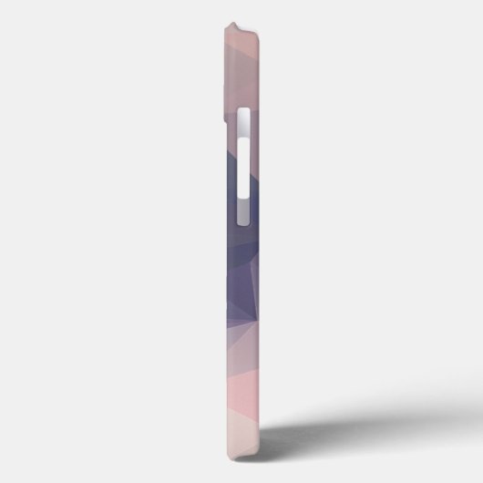Pink-grau-Abstrakt-Pyramidendesign Case-Mate iPhone Hülle (Rückseite / Links)
