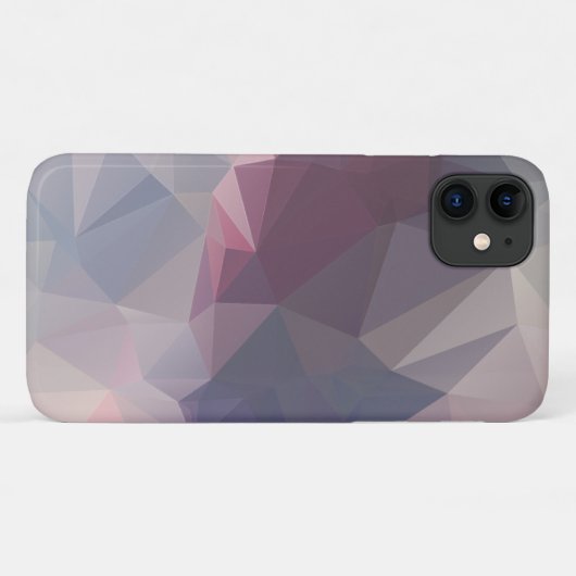 Pink-grau-Abstrakt-Pyramidendesign Case-Mate iPhone Hülle (Rückseite (Horizontal))