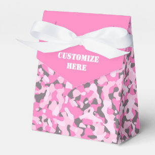 Pink & Grau Camouflaged Zent Fevor Box Geschenkschachtel