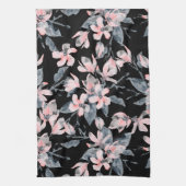 Pink & Grau Wasserfarben-Muster Geschirrtuch (Vertikal)