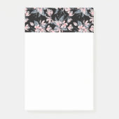 Pink & Grau Wasserfarben-Muster Post-it Klebezettel (Vorderseite)