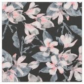 Pink & Grau Wasserfarben-Muster Stoff (Nahaufnahme)