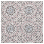 Pink Grau-Weiß-Mandala-Muster Stoff (Muster)