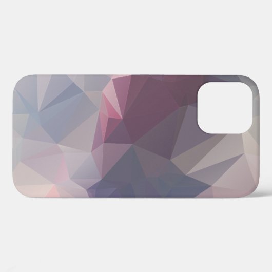 Pink-graue Abstrakte Pyramidenmuster Design-Mat Case-Mate iPhone Hülle (Rückseite (Horizontal))