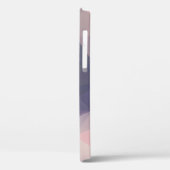 Pink-graue Abstrakte Pyramidenmuster Design-Mat Case-Mate iPhone Hülle (Rückseite / Links)