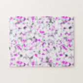 Pink Gray and White Soft Marble Pattern Puzzle (Horizontal)