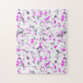 Pink Gray and White Soft Marble Pattern Puzzle (Vertikal)