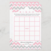 Pink Gray Bingo Purpur Mädchen Duschspiele (Vorne/Hinten)