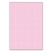 Pink & Gray Elephant Babydusche | PLATZKARTEN Tischnummer (Rückseite)