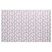 Pink Gray Geometric Triangle Pattern Stoff (Fat Quarter (45,7 x 55,9 cm))