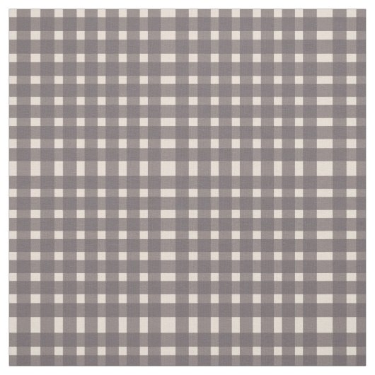 Pink Gray Gingham Pattern Stoff (Muster)