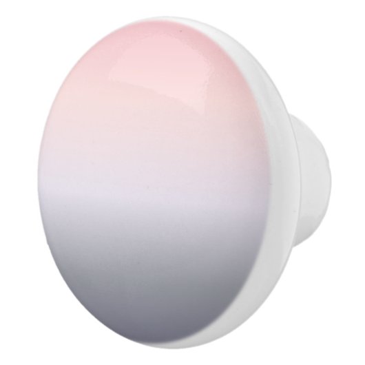 Pink Gray Gradient Keramikknauf (Rechts)