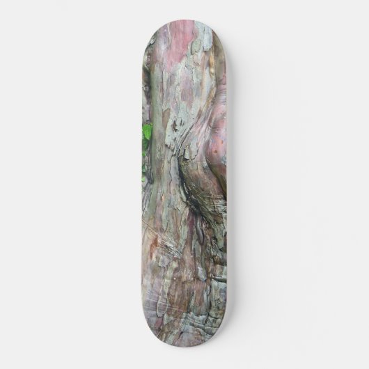 "PINK & GRAY MOTTLED MIT ABSTRAKTER DESIGN DER NAT SKATEBOARD (Vorderseite)