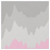 Pink Gray Zickzack Ombre Fade Abstrakt Stoff (Nahaufnahme)