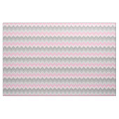 Pink Gray Zickzack Ombre Stoff (Yard (91,4 cm))