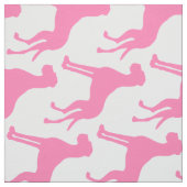 Pink Great Dane Stoff (Muster)