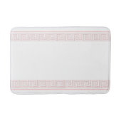 Pink Grecian Frieze Design Badematte (Vorderseite)