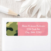 Pink & Green Army Camouflage Camouflage Adressensc (Insitu)