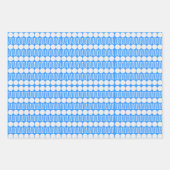 Pink Green & Blue Golf Balls & T-Shirts Geschenkpapier Set (Vorderseite 3)