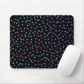 Pink Green Blue Lila Stars Muster Mousepad (Mit Mouse)