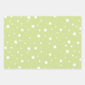 Pink Green Blue Wrapping Paper - Star Design Geschenkpapier Set (Vorderseite 2)