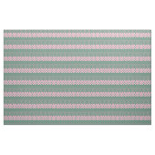 Pink Green Boho Karo Blumenmuster Stoff (Yard (91,4 cm))