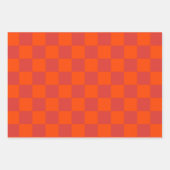 Pink Green Checkered Gingham Pattern Geschenkpapier Set (Vorderseite 2)