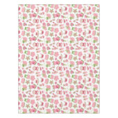 Pink & Green Coquette Summer Beach Vacation Tischdecke (Vorderseite)