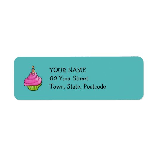 Pink & Green Cupcake Aqua (Vorne)