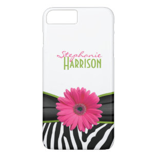 Pink Green Daisy Zebra Personalisiert iPhone 6 Fal Case-Mate iPhone Hülle
