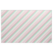 Pink Green Diagonal Stripe Muster Stoff (Fat Quarter (45,7 x 55,9 cm))