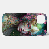 Pink Green Elf Fairy Woman Fantasy Art Case-Mate iPhone Hülle (Rückseite (Horizontal))