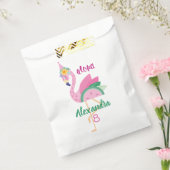 Pink Green Flamingo & Watermelon Tropical Birthday Geschenktütchen (Versiegelt)