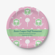 Pink & Green - Golf Liga Party-Teller