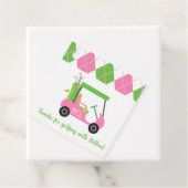 Pink & Green Golf Personalisierte Geschenke oder L Geschenkanhänger (Beispiel)