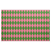 Pink Green Harlequin Checkered Design  Stoff (Fat Quarter (45,7 x 55,9 cm))