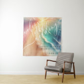 Pink Green Ocean Beach Hot Party Willkommen im Hin Wandteppich (Beispiel)