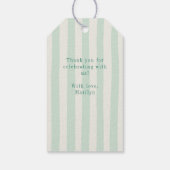 Pink Green Pickleball Junggeselinnen-Abschied Viel Geschenkanhänger (Rückseite)