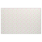 Pink Green Polka Dot Geometrie Stoff (Yard (91,4 cm))