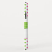 Pink Green Polka Dot Gerbera Daisy Case-Mate iPhone Hülle (Hinten/Rechts)