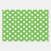 Pink & Green Polka Dots Cupcakes Geschenkblätter Geschenkpapier Set (Vorderseite 3)