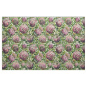 Pink & Green Protea Blume Muster Stoff (Fat Quarter (45,7 x 55,9 cm))