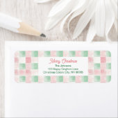 Pink Green Retro Muster Weihnachten (Insitu)