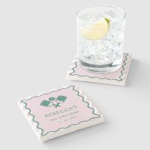 Pink Green Retro Pickleball 30. Geburtstag