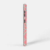 Pink & Green Retro Psychedelic Design Samsung Galaxy Hülle (Rechte Seite)