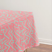 Pink & Green Retro Psychedelic Design Tischdecke (Beispiel)